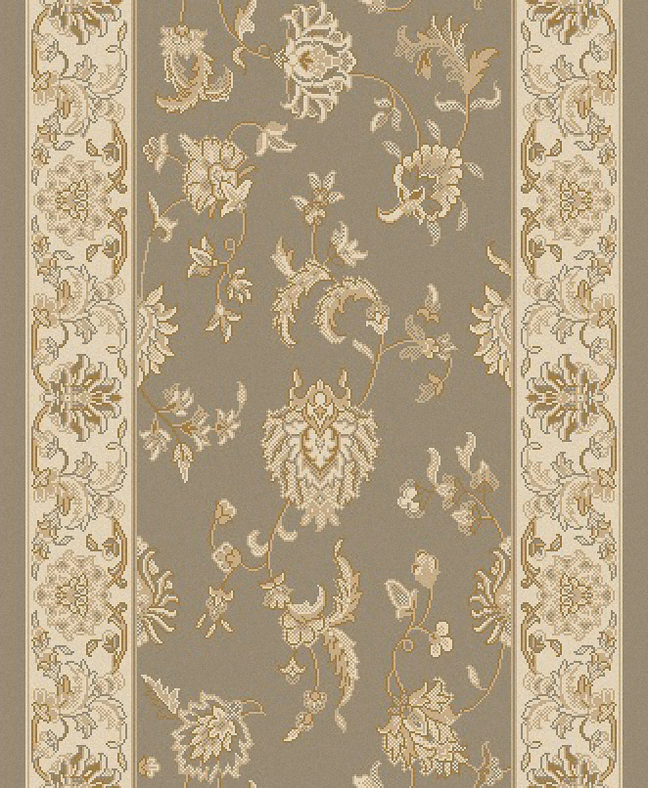 Dynamic Rugs Brilliant 7226-620 Light Brown 2'2" Wide Hall and Stair Runner