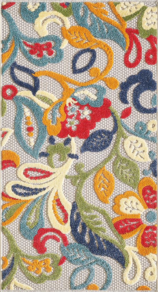 Kas Calla 6929 Ivory Multi Leila Scatter Area Rug