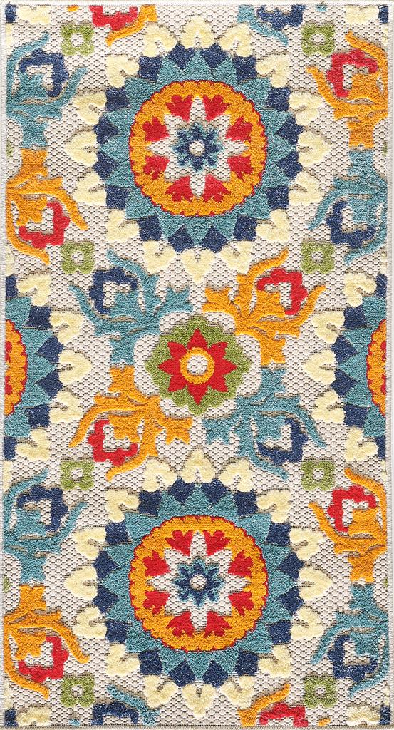 Kas Calla 6931 Ivory Multi Manor Scatter Area Rug