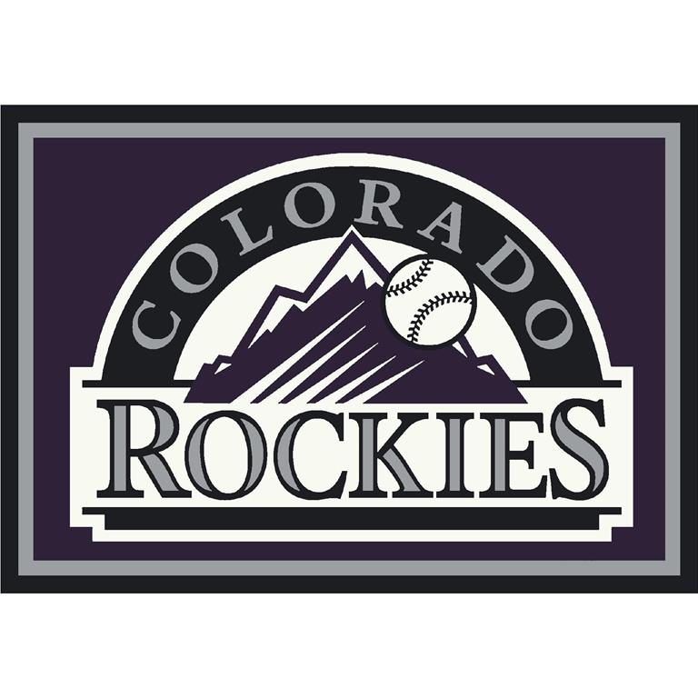 MLB Spirit Colorado Rockies Area Rug