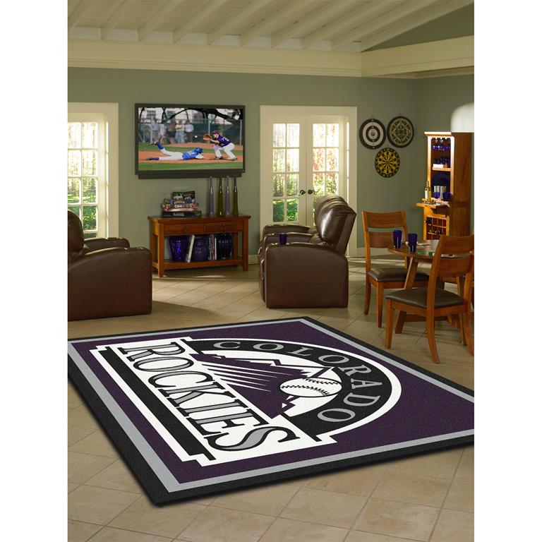 MLB Spirit Colorado Rockies Area Rug