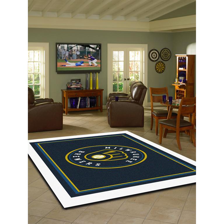 MLB Spirit Milwaukee Brewers Area Rug