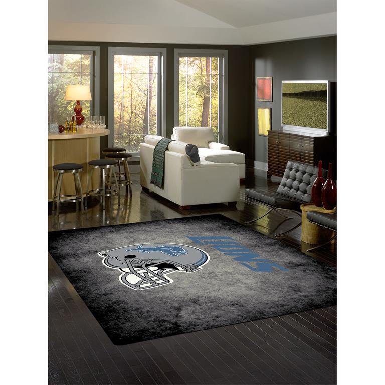 NFL Distressed Detroit Lions Area Rug