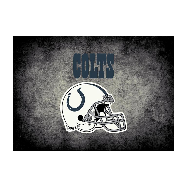 NFL Distressed Indianapolis Colts Area Rug