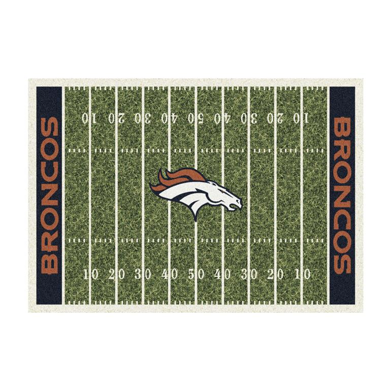 【rug】BRONCOS NFL アメフト チーム DENVER ラグ マット NFL Home Field Denver Broncos Area Rug - Carpetmart.com