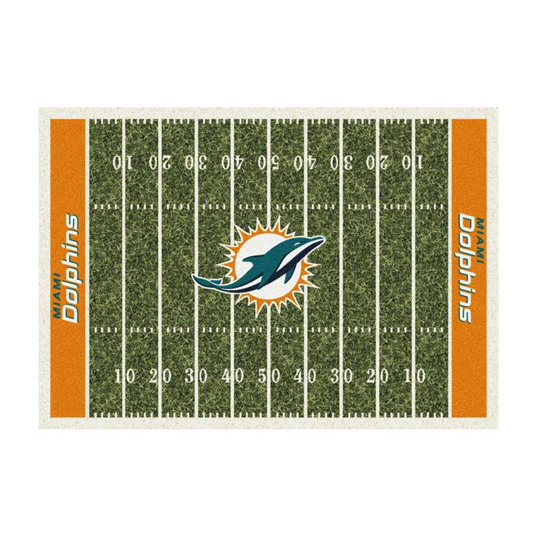 NFL Home Field Miami Dolphins Area Rug - Carpetmart.com - Carpet