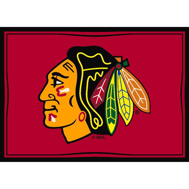 NHL Spirit Chicago Blackhawks Area Rug