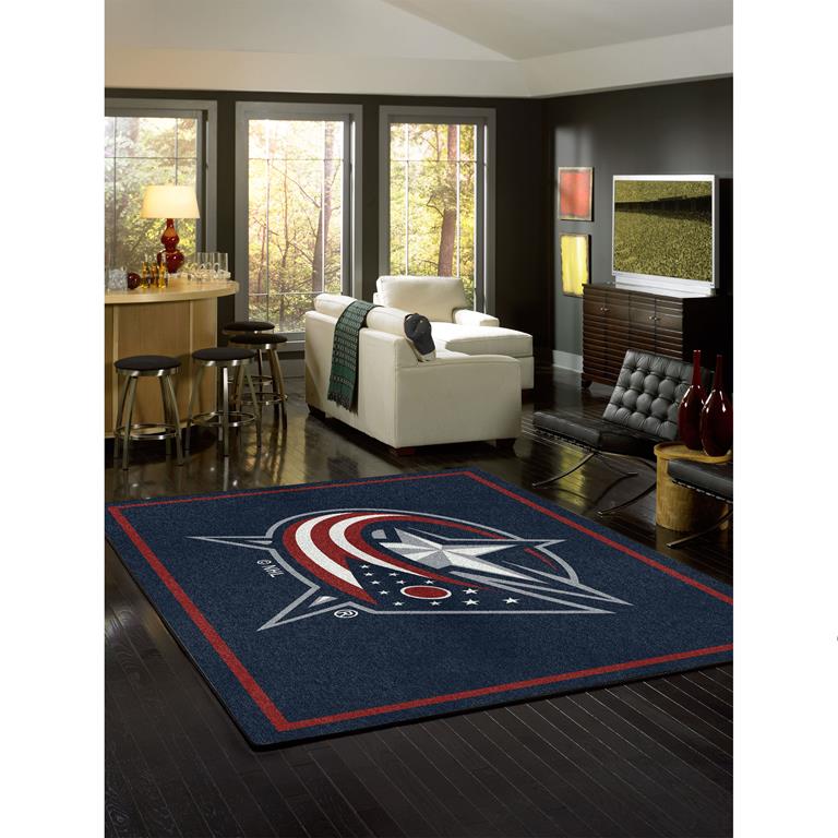 NHL Spirit Columbus Blue Jackets Area Rug - Carpetmart.com