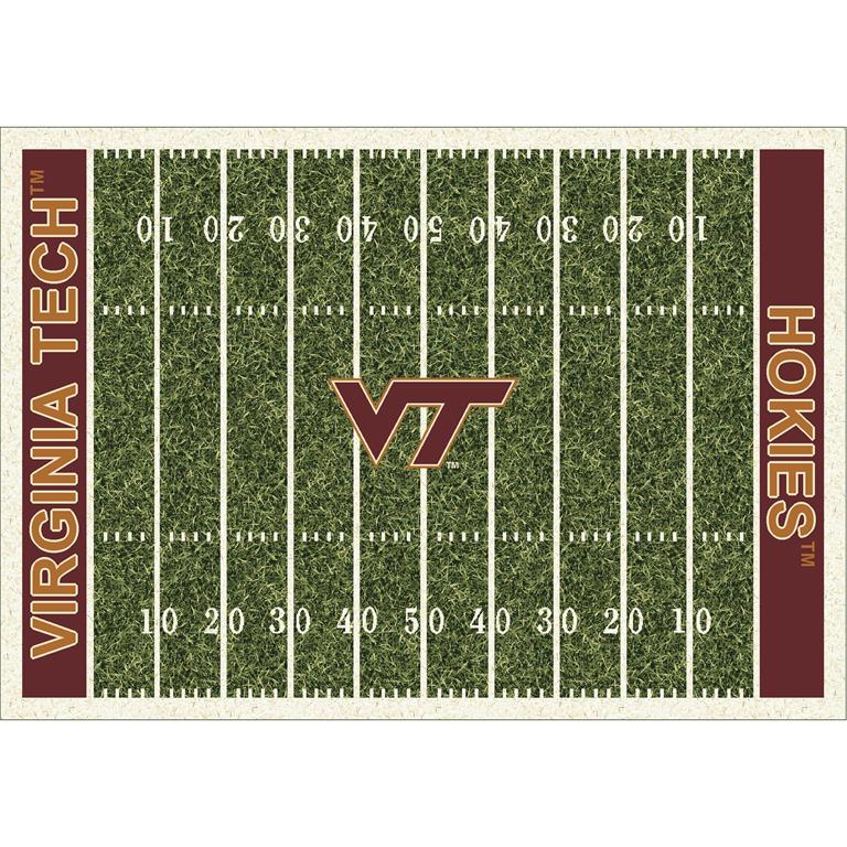 College Home Field Virginia Tech Area Rug