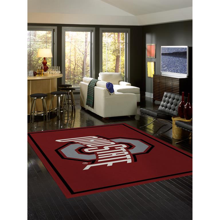 College Spirit Ohio State Area Rug