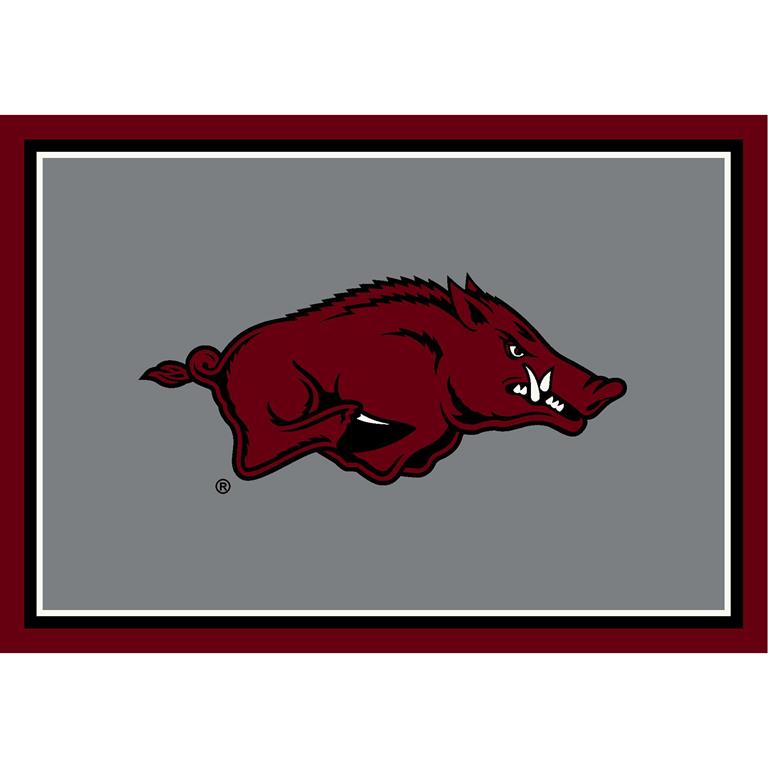 College Spirit University Of Arkansas Area Rug