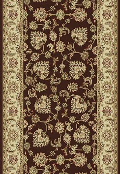 Dynamic Rugs Legacy 58020-600 Brown 2'7" Wide Hall and Stair Runner