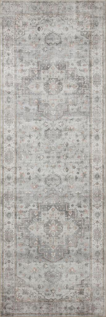 Loloi II Heidi HEI-02 Dove Blush Runner Area Rug