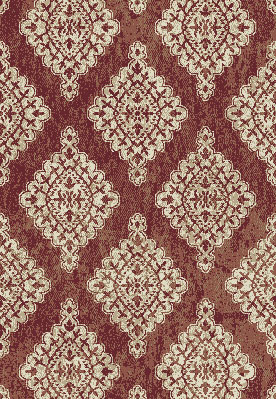 Dynamic Rugs Melody 985015-619 Terracotta 2'2" Wide Hall and Stair Runner