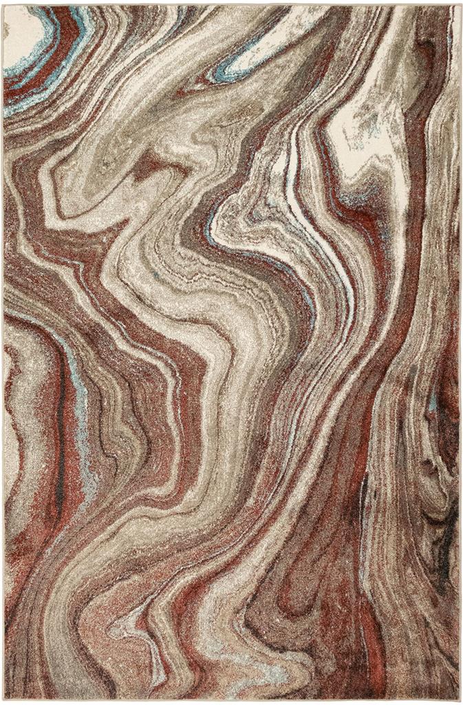 Liora Manne Ashford 813324 Agate Red Area Rug