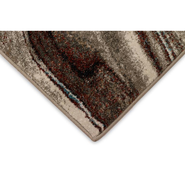 Liora Manne Ashford 8133-24 Agate Red Area Rug Corner