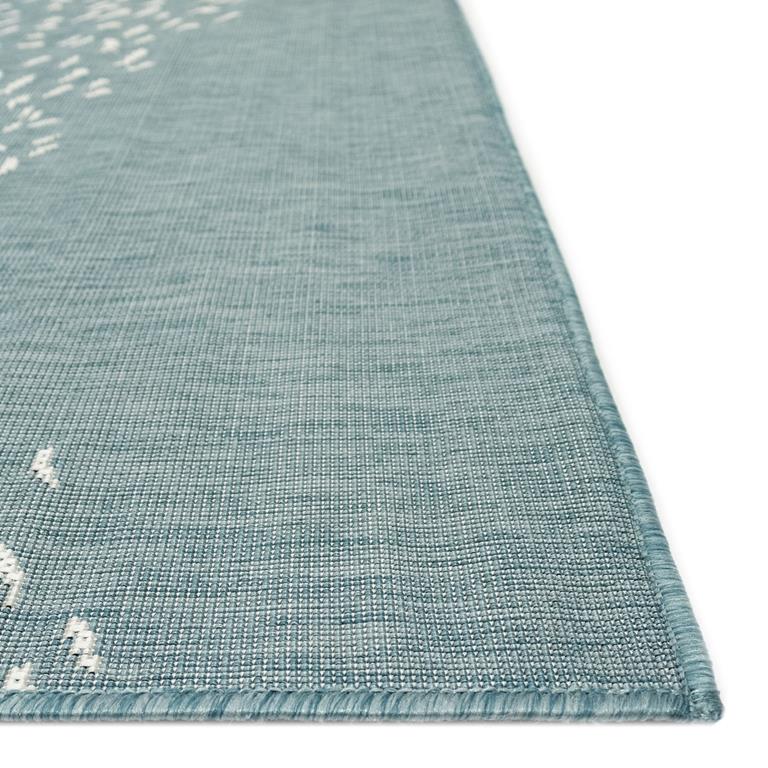 Liora Manne Carmel 8449-04 School Of Fish Aqua Area Rug Pile