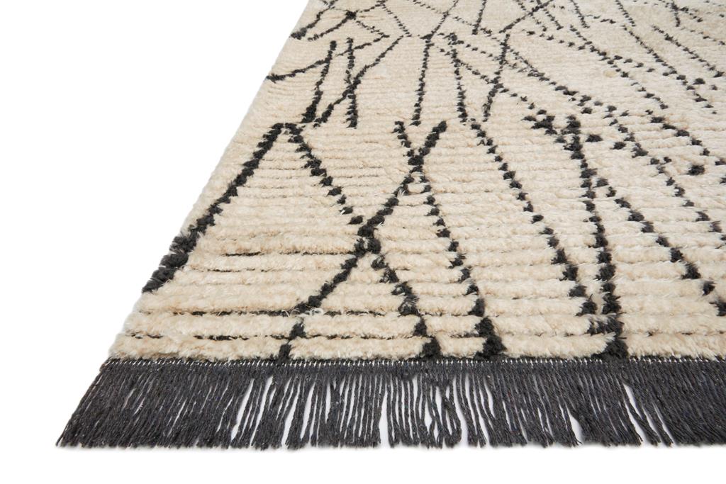 Alice ALI-01 Cream & Charcoal Area Rug - Carpet & Tile Mart