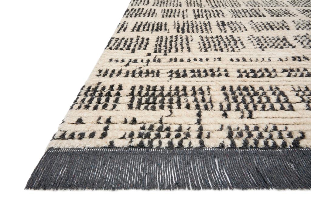 Alice ALI-02 Cream & Charcoal Area Rug - Carpet & Tile Mart