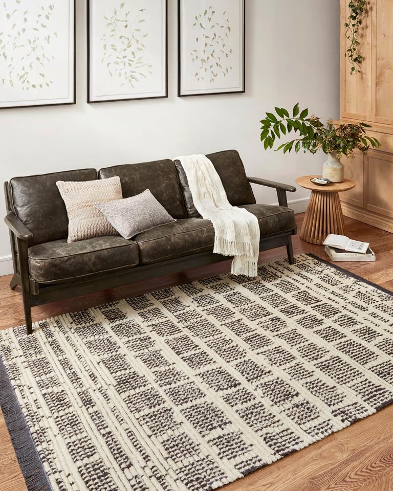 ルリー TLL-04 STONE / IVORY | Loloi Rugs