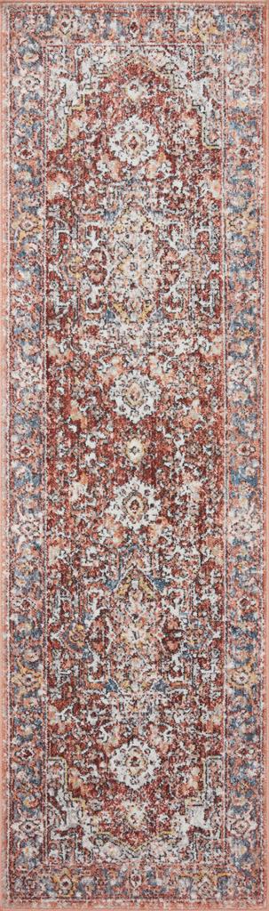 Loloi II Cassandra CSN-01 Rust Multi Runner Area Rug