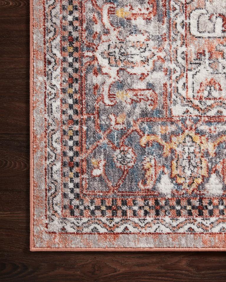 Loloi II Cassandra CSN-01 Rust Multi Area Rug Corner