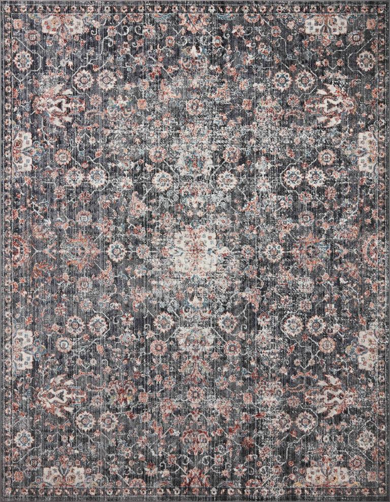 Loloi II Cassandra CSN-03 Charcoal Rust Area Rug - Carpetmart.com