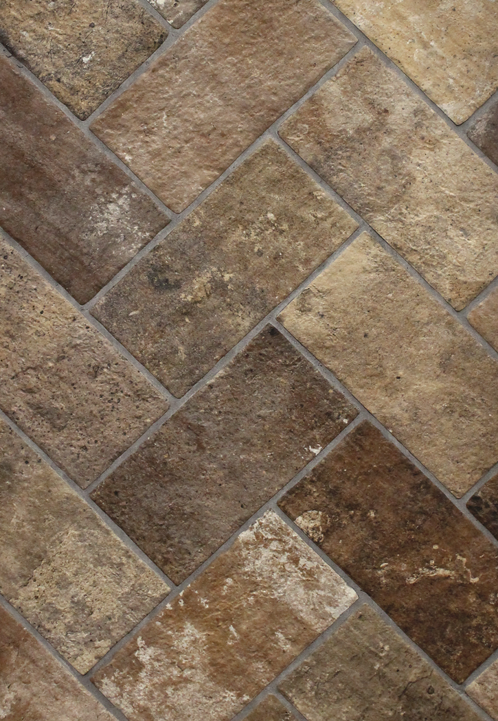 London Brick Brown 5" x 10" Porcelain Floor Tile