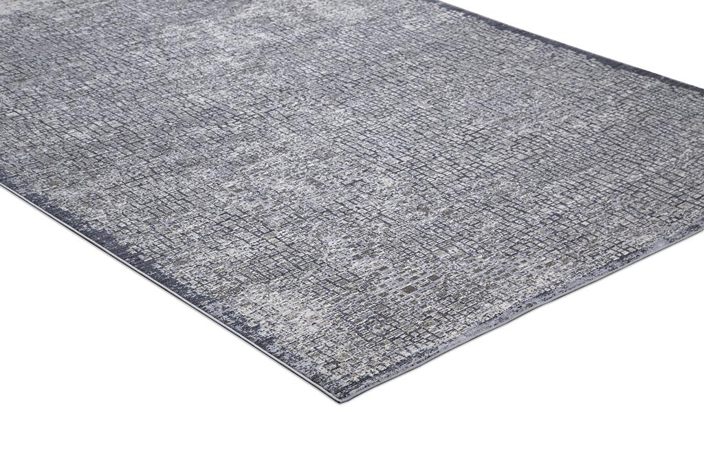 Concord Global Trading Barcelona 1466 Tribeca Gray Area Rug on Angle