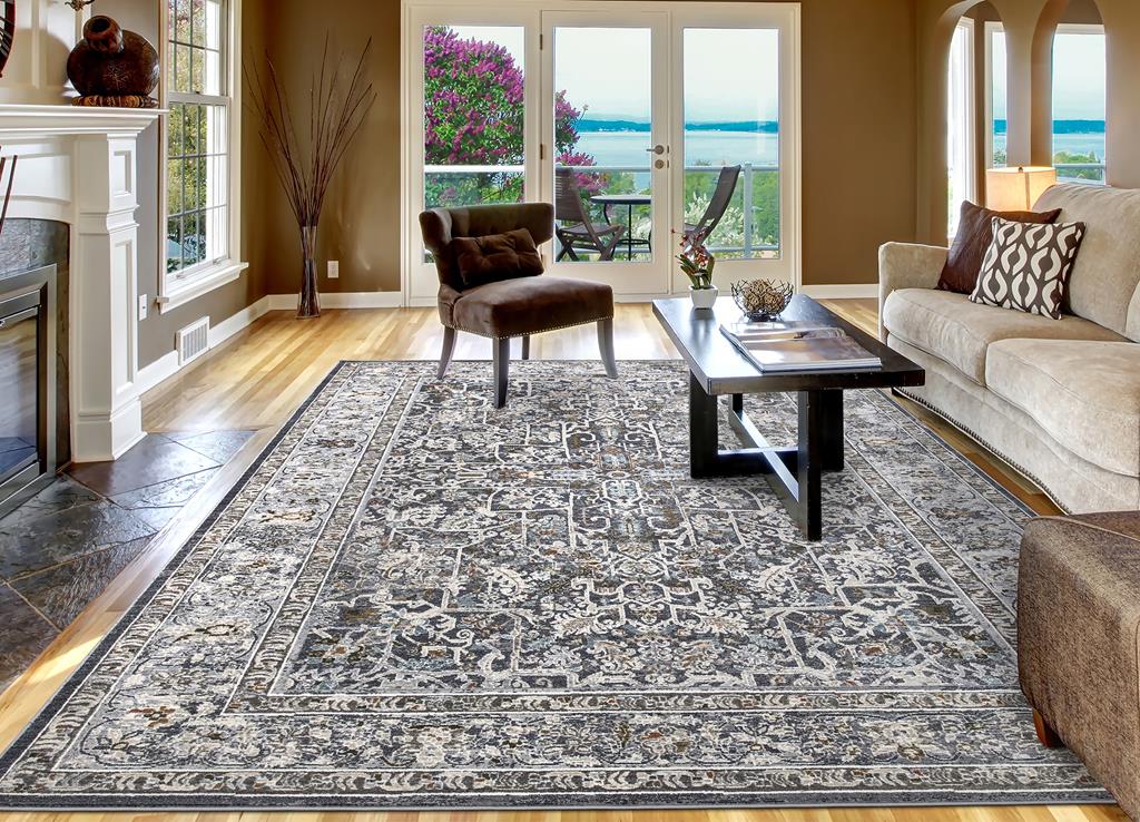 Concord Global Trading Barcelona 1486 Vista Multi Area Rug Room Scene