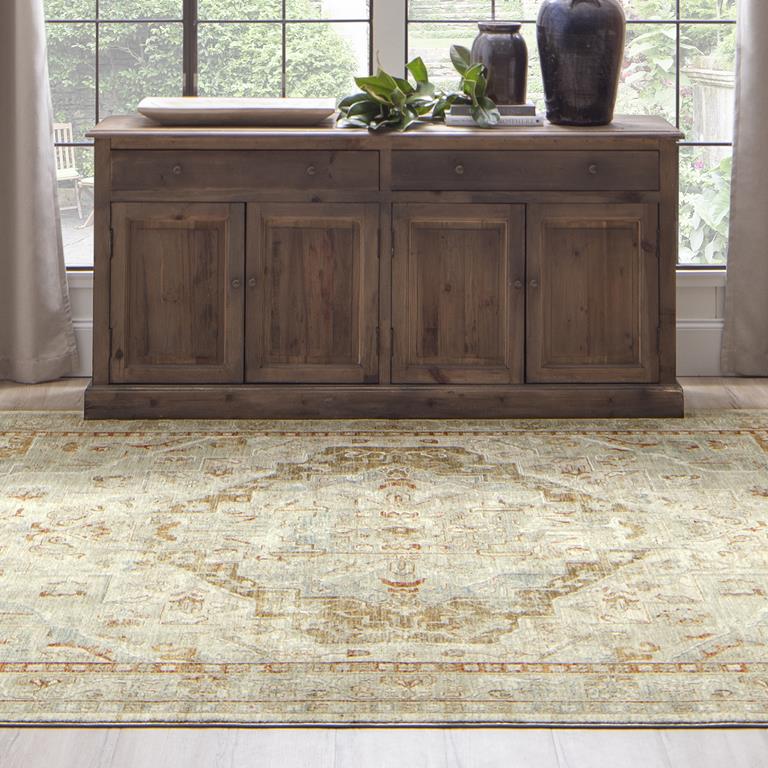 Karastan Adalia RG848-741 Kumra Cream Area - Carpet & Tile Mart