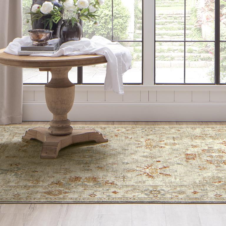 Karastan Adalia RG851-741 Tunceli Cream Area Rug - Carpet & Tile Mart