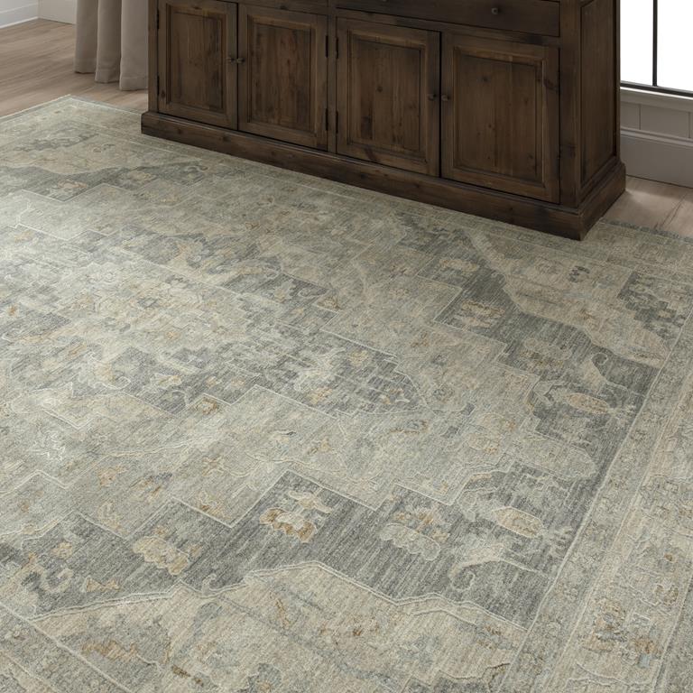 Karastan Adalia RG848-078 Kumra Dark Gray Area Rug - Carpet & Tile
