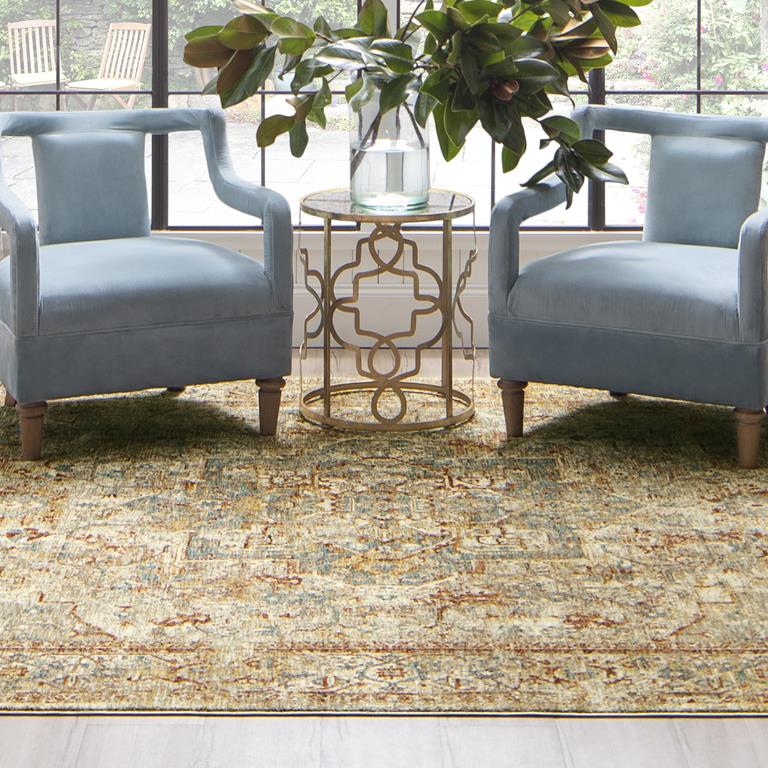 Karastan Marash RG845-741 Ezine Cream Area Rug - Carpet & Tile Mart