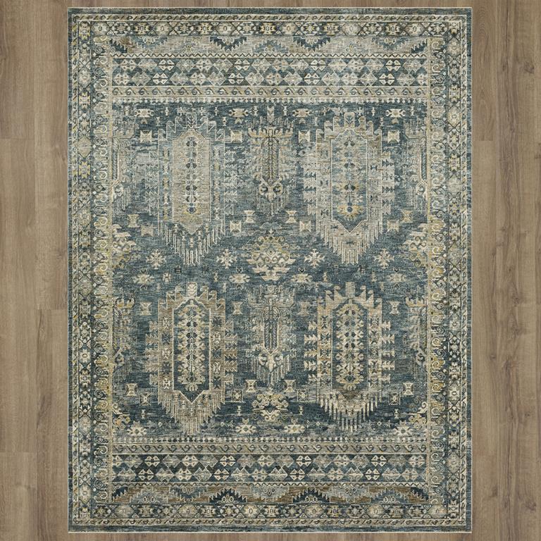 Karastan Marash RG843-048 Karamar Blue Area Rug - Carpet & Tile Mart