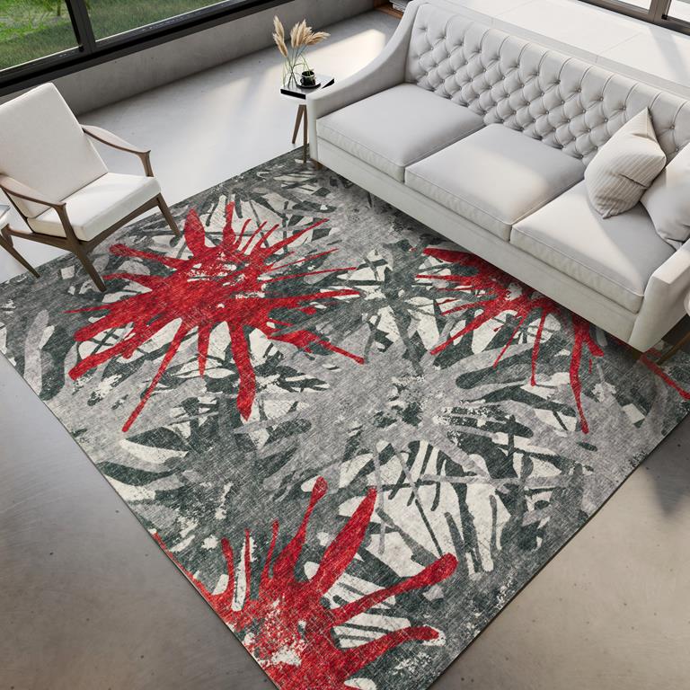 Dalyn Brisbane BR6 Scarlet Area Rug Room Scene