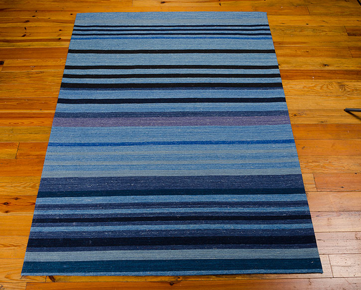 Nourison Kathy Ireland KI08 Griot KI801 Indigo Area Rug on Floor