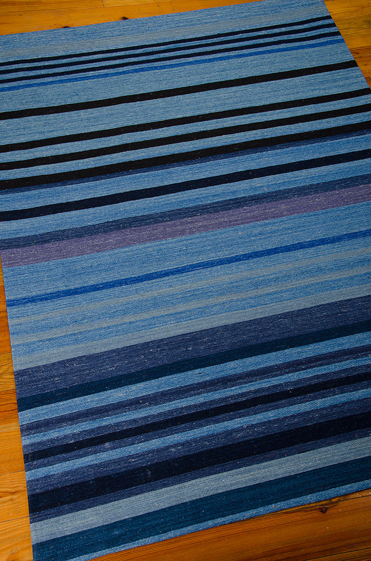 Nourison Kathy Ireland KI08 Griot KI801 Indigo Area Rug on Floor 2