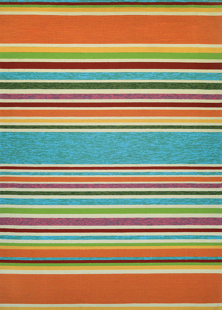 Couristan Covington 2296/3067 Sherbet Stripe - Multi Indoor-Outdoor Area Rug