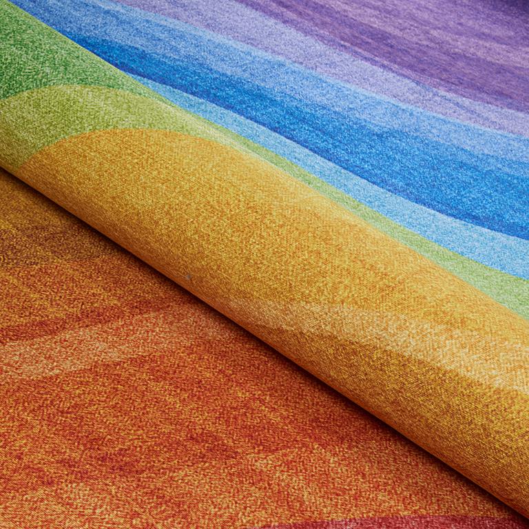 Couristan Rainbow R625-1000 Candiland Multi Area Rug Texture
