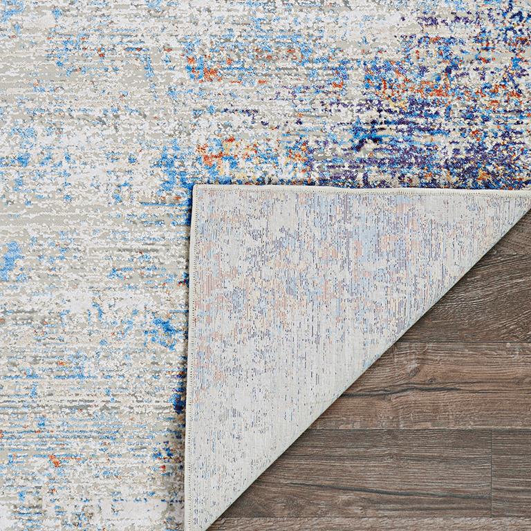 Couristan Vibrata 3559-0259 Reflections Multi Pastels Area Rug Backing