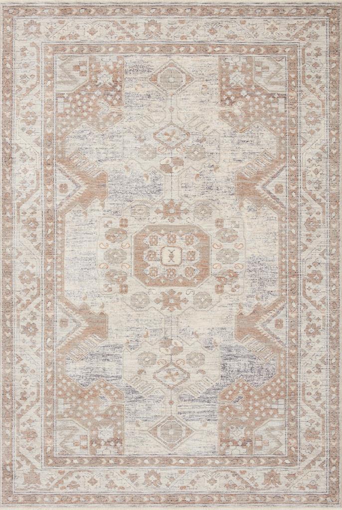 Carlisle CAR-01 Ivory Taupe Area Rug - Magnolia Home by Joanna Gaines