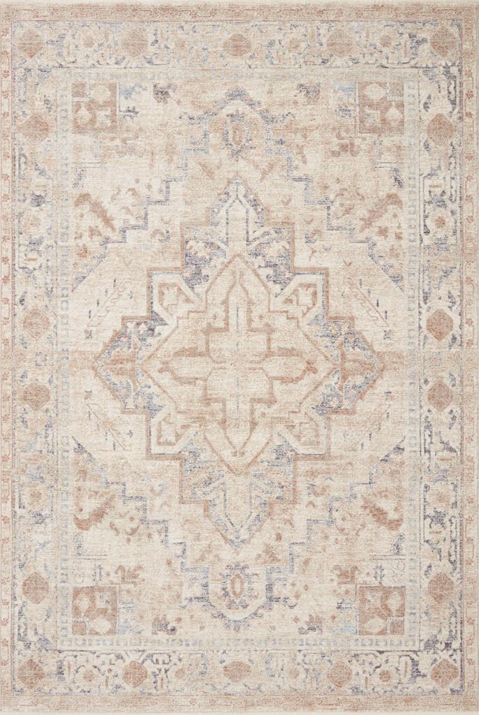 Carlisle CAR02 Beige Slate Area Rug Magnolia Home by Joanna Gaines