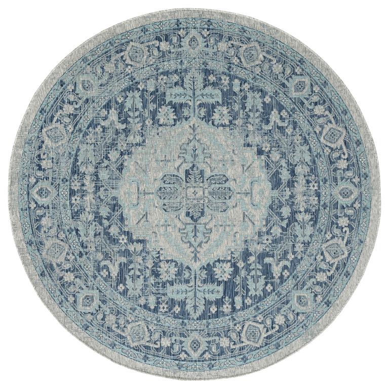 Kaleen Arelow ARE01-22 Navy Area Rug Round