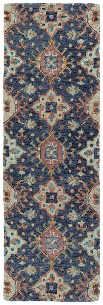 Kaleen Chancellor CHA10-22 Navy Runner Area Rug