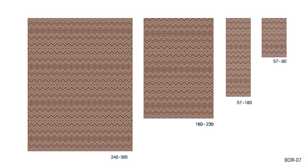 Kaleen Cove COV07-60 Mocha Area Rug Sizes