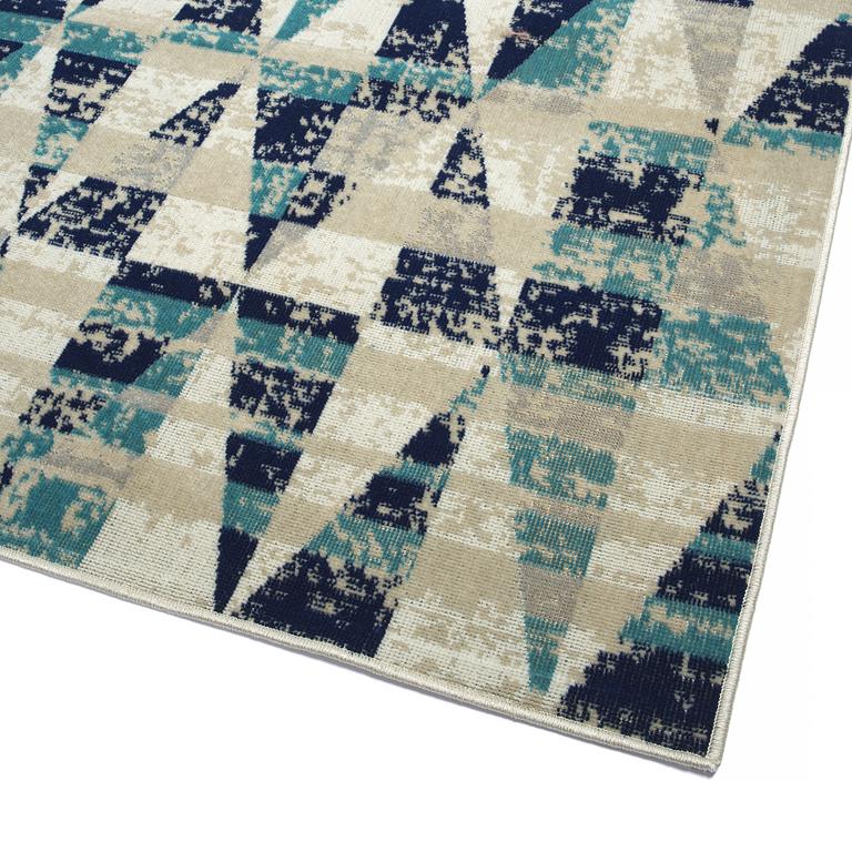 Kaleen Legata LEG01-17 Blue Area Rug Corner