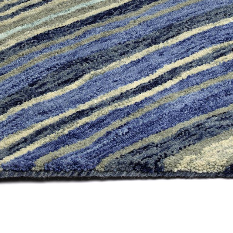 Kaleen Marble MBL08-17 Blue Area Rug Edge