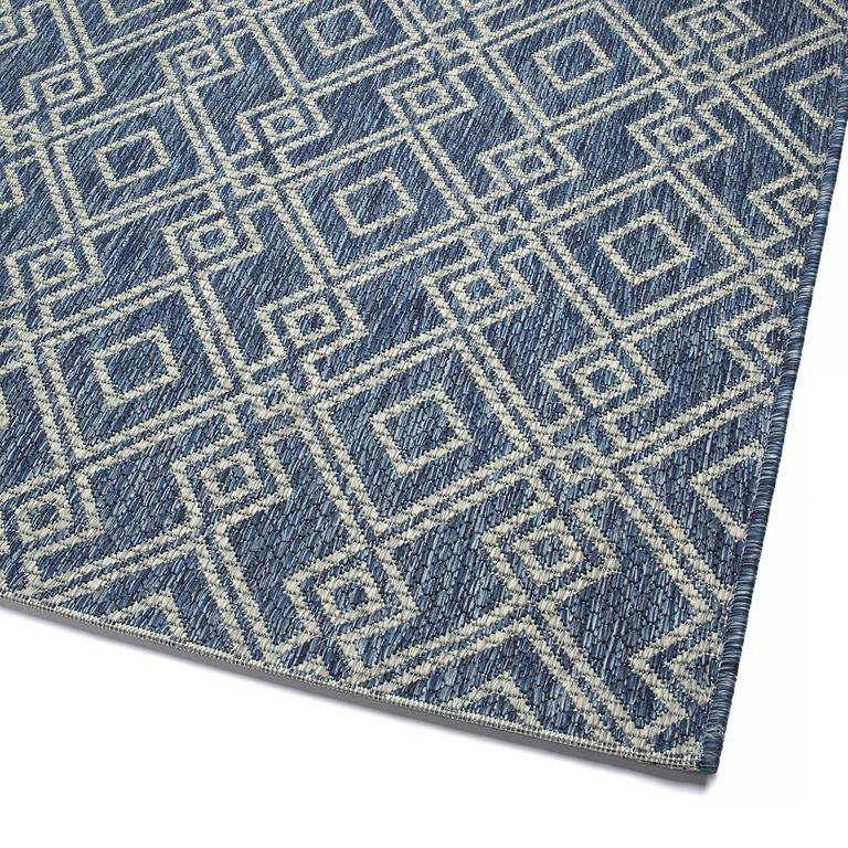 Kaleen Soleri SLR01-22 Navy Area Rug Corner