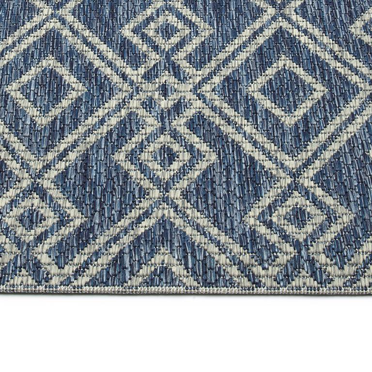 Kaleen Soleri SLR01-22 Navy Area Rug Edge